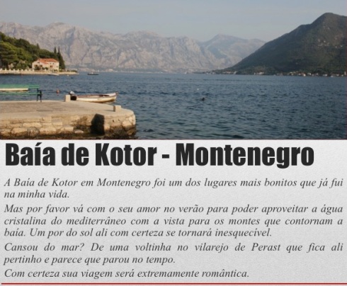 Baia de Kotor - Montenegro